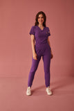 Scrub feminino Clara cor uva - foto 4
