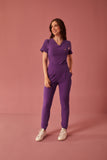 Scrub feminino Clara cor uva - foto 5