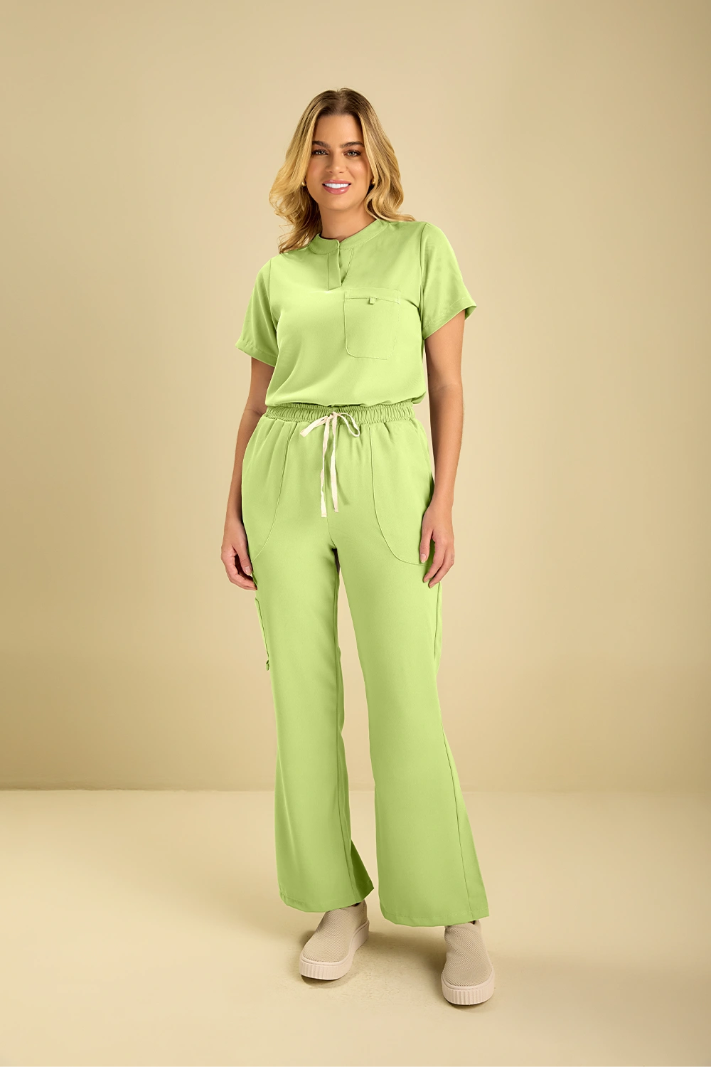 Scrub feminino Layra cor verde sálvia - foto 1