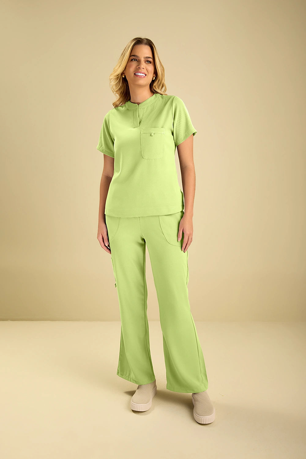 Scrub feminino Layra cor verde sálvia - foto 4