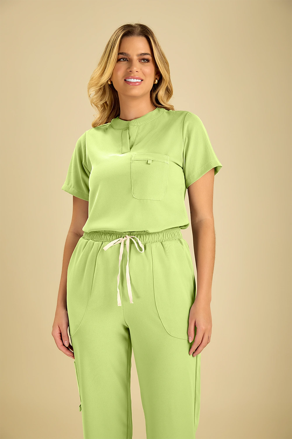 Scrub feminino Layra cor verde sálvia - foto 2