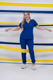 Scrub feminino Clara cor azul bic - foto 1