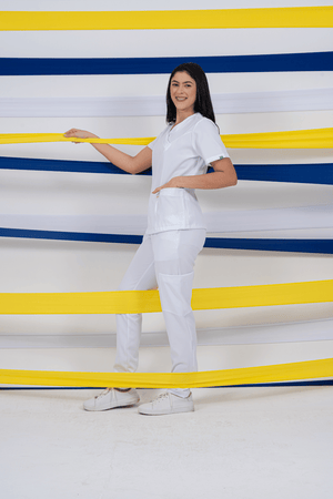 Scrub Feminino Eloá - Branco