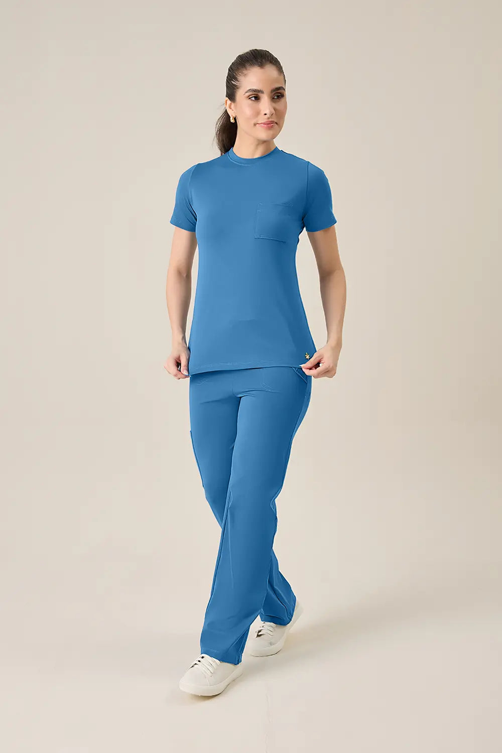 Scrub feminino Stefanny cor azul índigo - foto 1