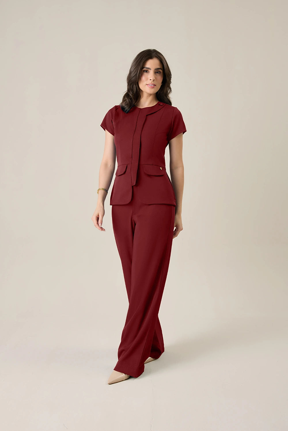 Conjunto feminino Ariele cor vinho - foto 5