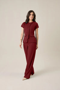 Conjunto feminino Ariele cor vinho - foto 5