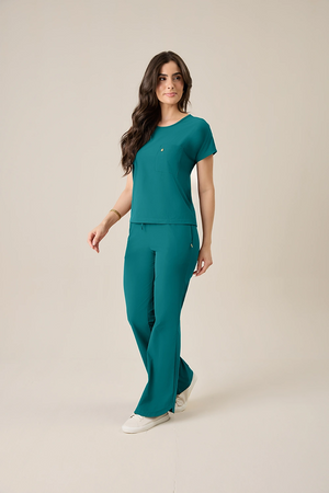 Scrub Feminino Sofia - Petroleo