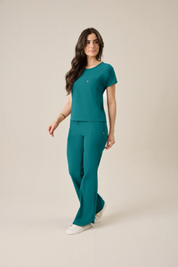 Scrub Feminino Sofia - Petroleo