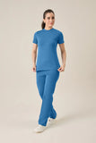 Scrub feminino Stefanny cor azul índigo - foto 1