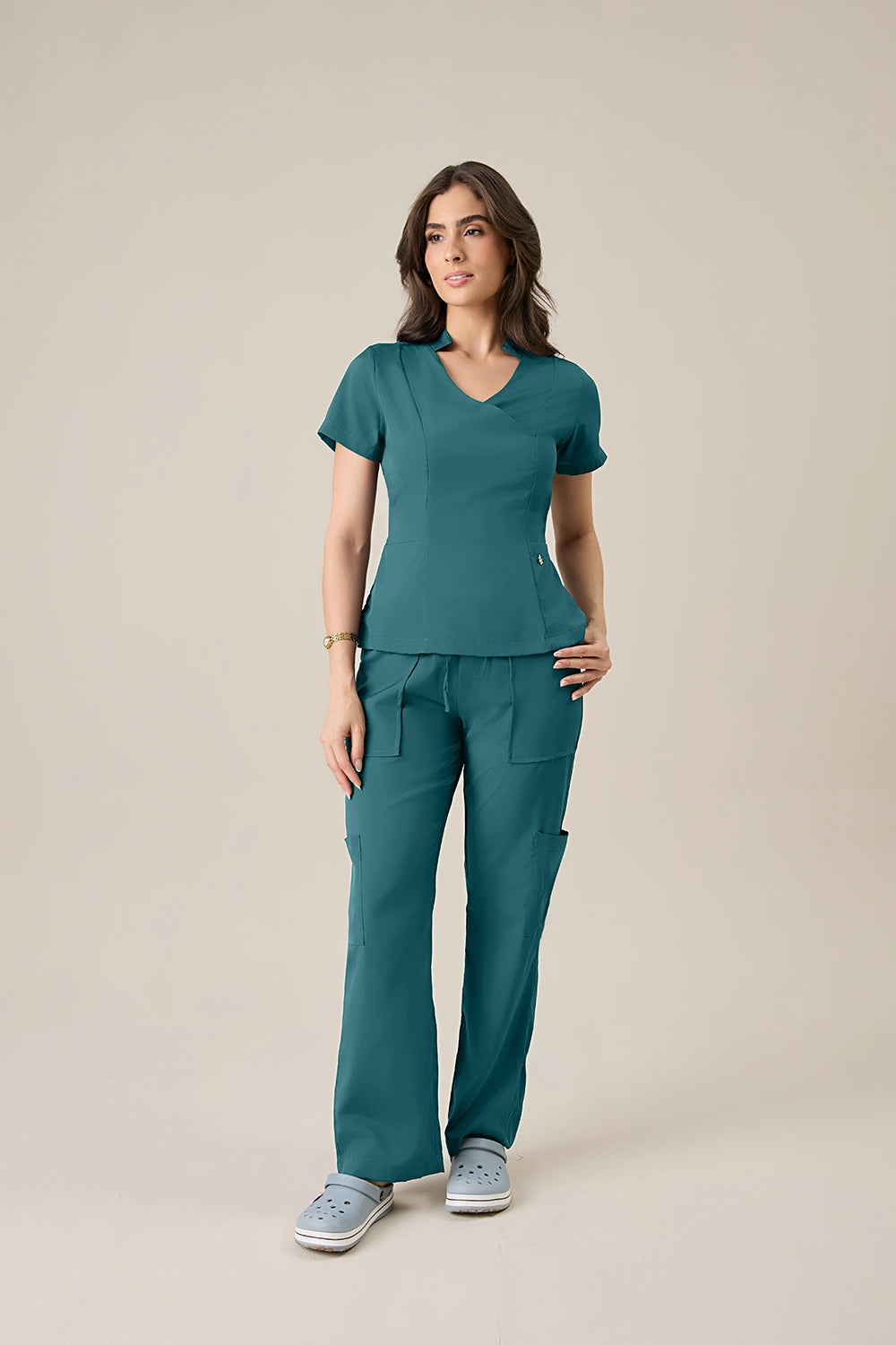 Scrub feminino Val cor petróleo - foto 1