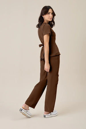 Scrub Feminino Val - Chocolate