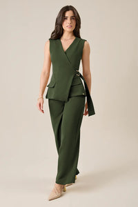Conj. Feminino Maite - Verde Militar