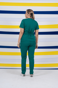 Scrub Feminino Eloa - Verde Bandeira