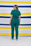 Scrub feminino Eloá cor verde bandeira - foto 3