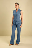 Conjunto feminino Melissa cor azul índigo - foto 3