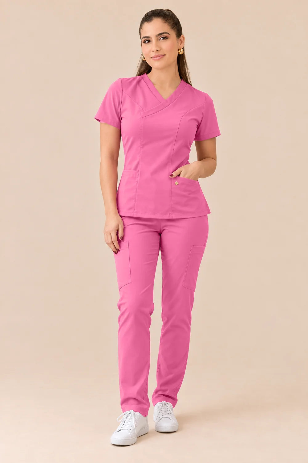 Scrub Feminino Eloa Tec - Malha Tecnológica