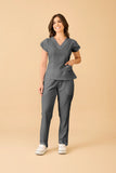 Scrub feminino Julia Premium cor grafite - foto 1