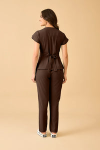 Scrub Feminino Julia Premium - Chocolate