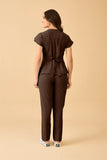 Scrub feminino Julia Premium cor chocolate - foto 5