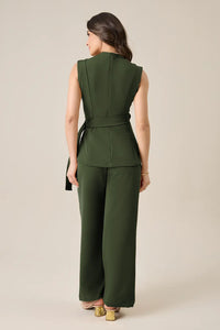 Conj. Feminino Maite - Verde Militar