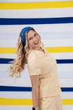 Scrub feminino Eloá cor amarelo - foto 3