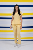 Scrub feminino Julia Premium cor amarelo - foto 2