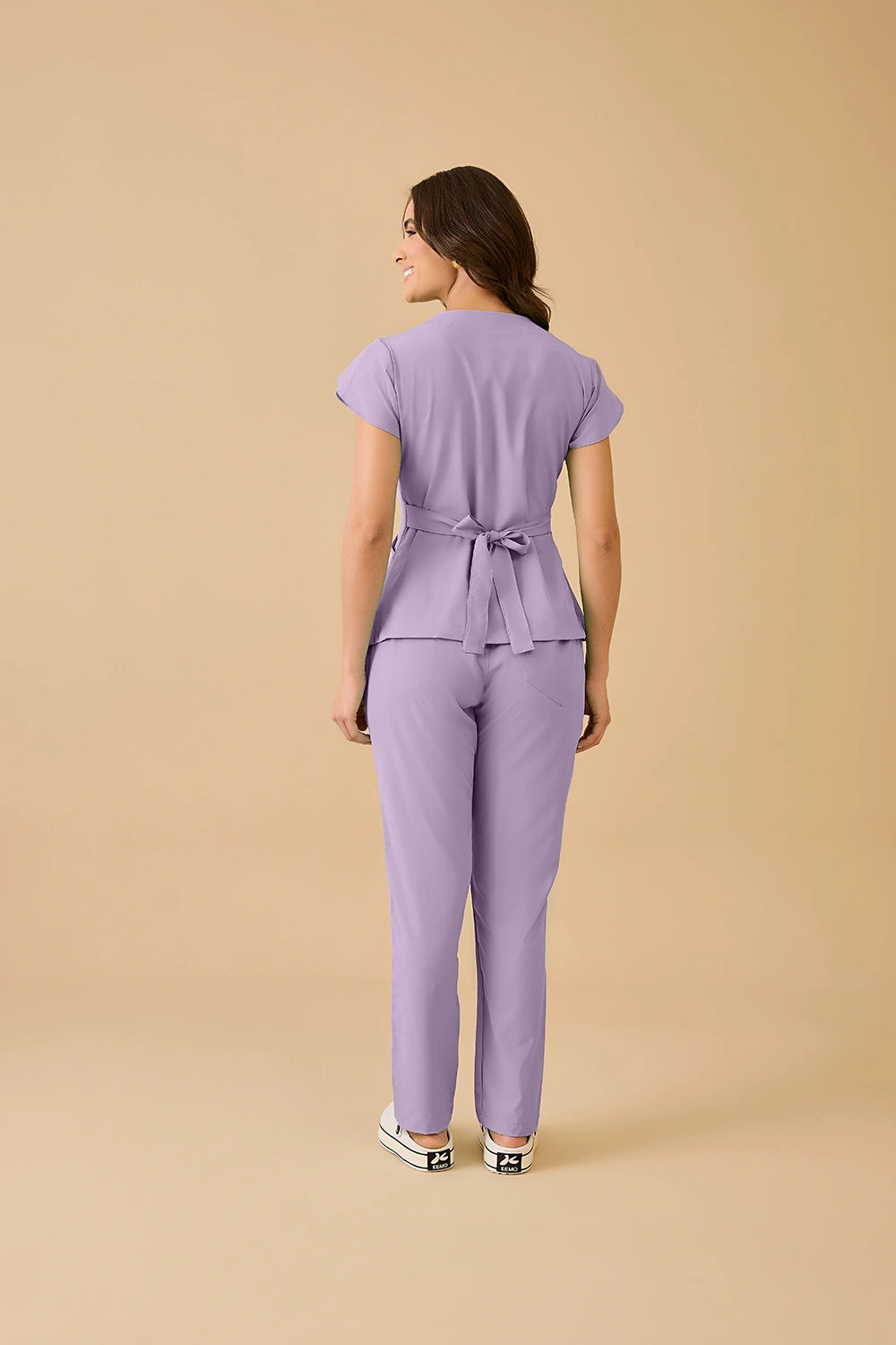 Scrub feminino Julia Premium cor lavanda - foto 4