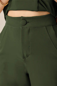 Conj. Feminino Maite - Verde Militar
