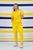 Scrub feminino Anny cor amarelo copa - foto 2