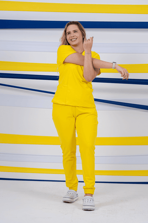Scrub Feminino Anny - Amarelo Copa