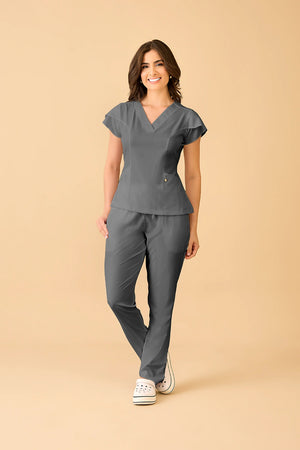 Scrub Feminino Julia Premium - Grafite