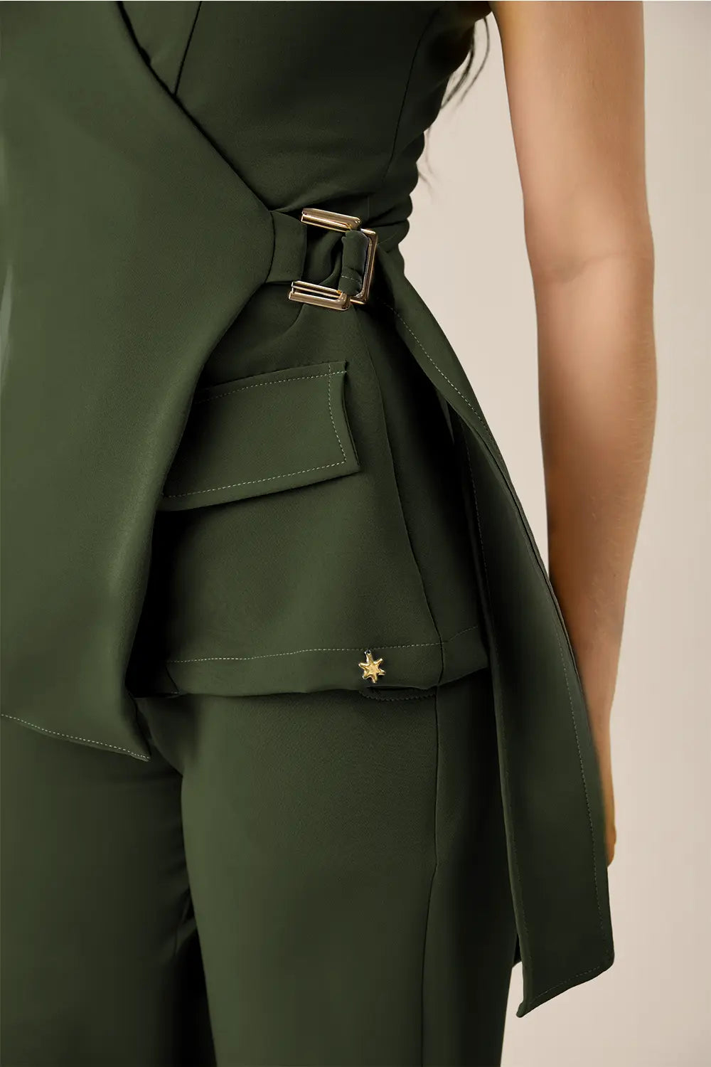 Conjunto feminino Maitê cor verde militar - foto 4