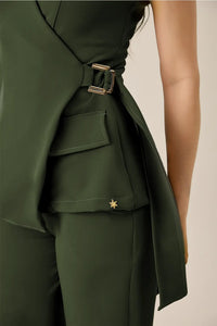 Conj. Feminino Maite - Verde Militar