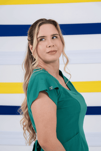 Scrub Feminino Julia Premium - Verde Folha