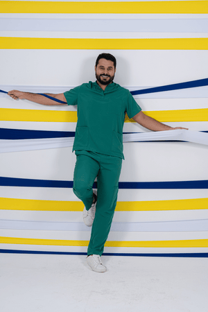 Scrub Masculino Lucas - Verde Folha