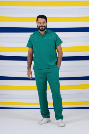 Scrub Masculino Lucas - Verde Folha