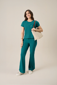 Scrub Feminino Sofia - Petroleo