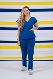 Scrub feminino Julia Premium cor azul bic - foto 2