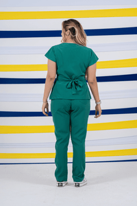 Scrub Feminino Julia Premium - Verde Folha