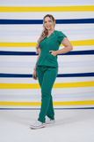 Scrub feminino Julia Premium cor verde folha - foto 1