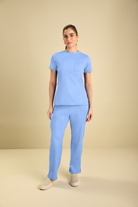 Scrub feminino Stefanny - Azul Índigo