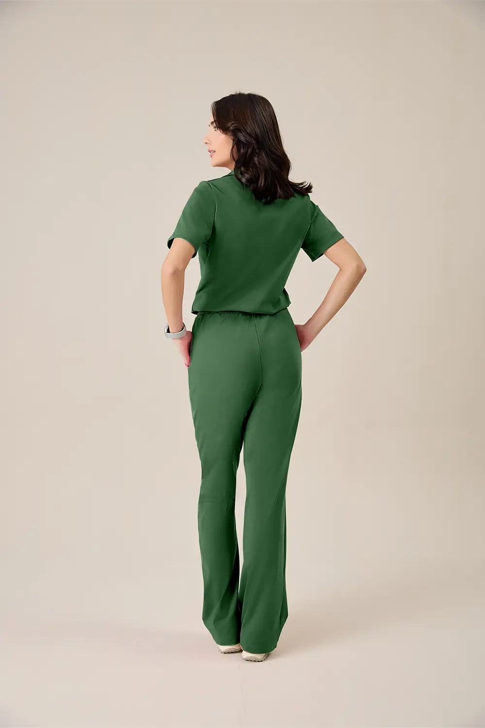 Scrub feminino Anastácia cor verde militar - foto 3