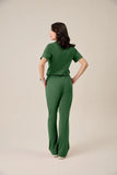 Scrub feminino Anastácia cor verde militar - foto 3