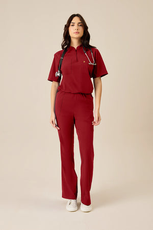 Scrub Feminino Yara - Vinho