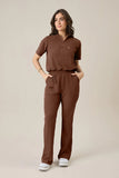 Scrub feminino Yara cor chocolate - foto 1