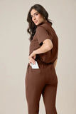 Scrub feminino Yara cor chocolate - foto 5