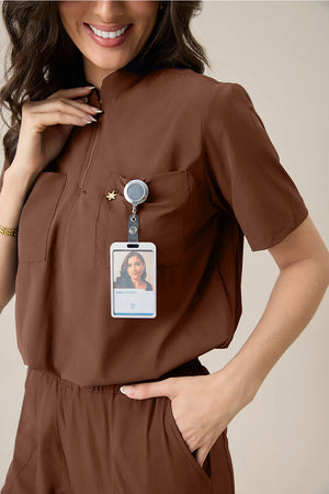 Scrub Feminino Yara - Chocolate