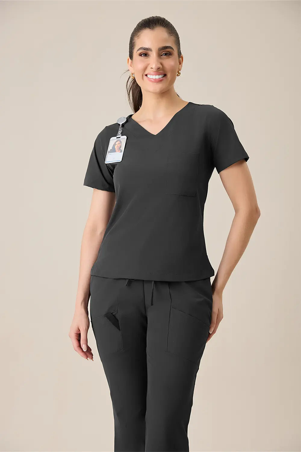 Scrub feminino Beatriz cor preto - foto 1