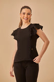 Scrub feminino Claudia cor preto - foto 4