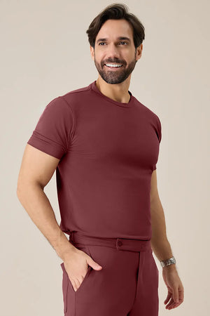 Scrub Masculino Gabriel  - Chocolate